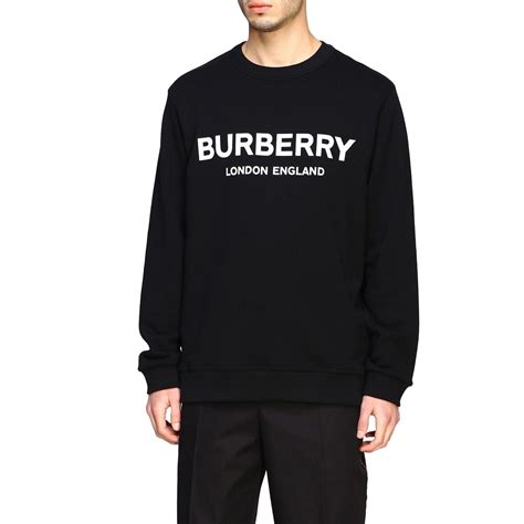 burberry sweatjacke l|Logo Cotton Sweatshirt in Black .